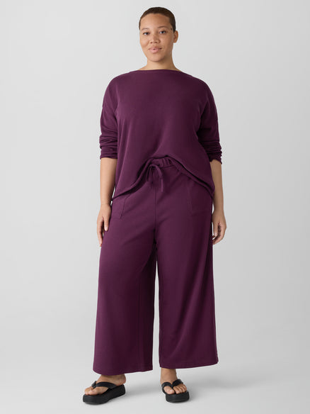 Eileen Fisher Bateau Neck Boxy Top