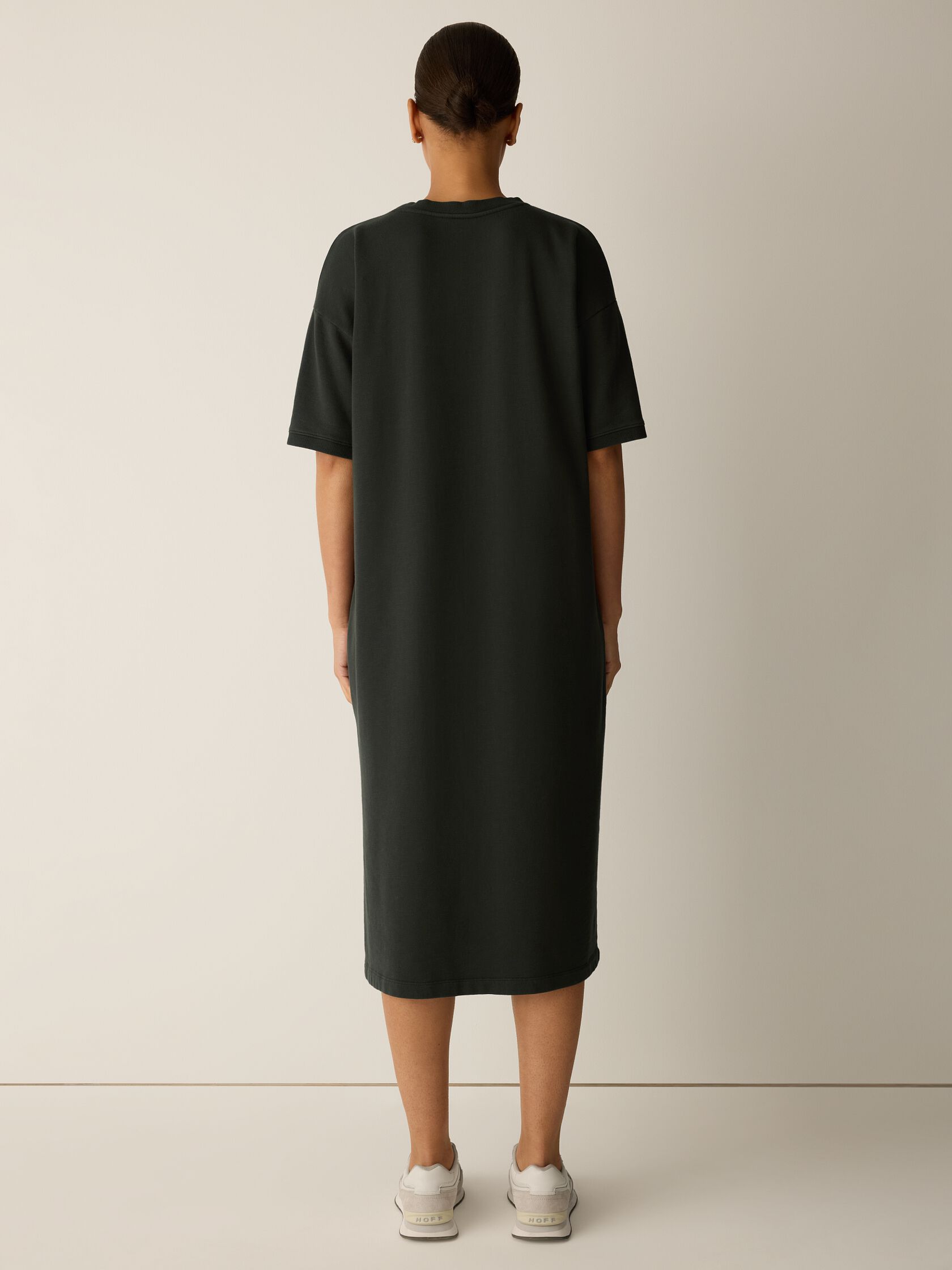 (Pre-Order) Eileen Fisher Crew Neck Elbow Sleeve Dress