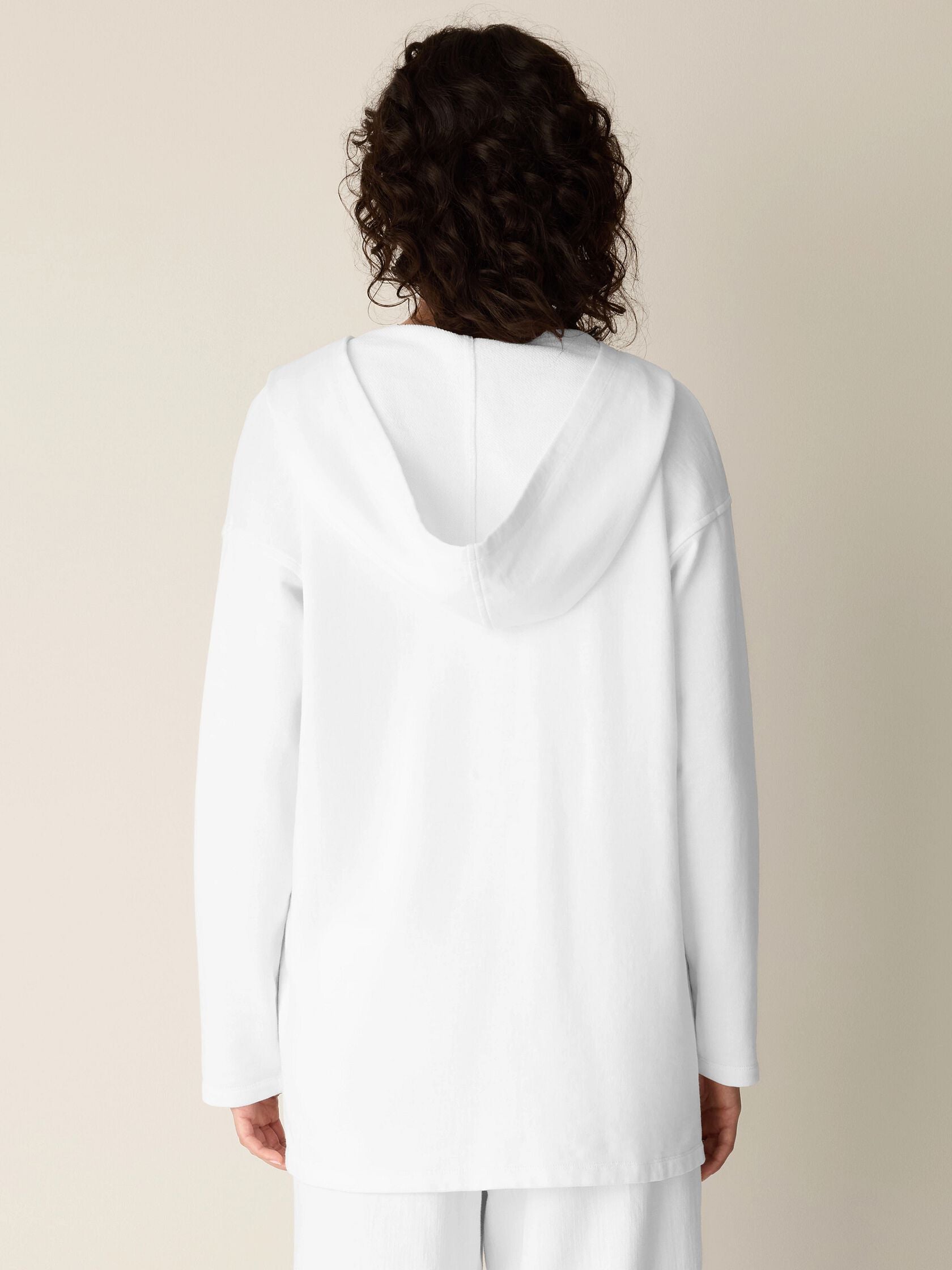 Eileen Fisher Hooded Jacket With Pockets