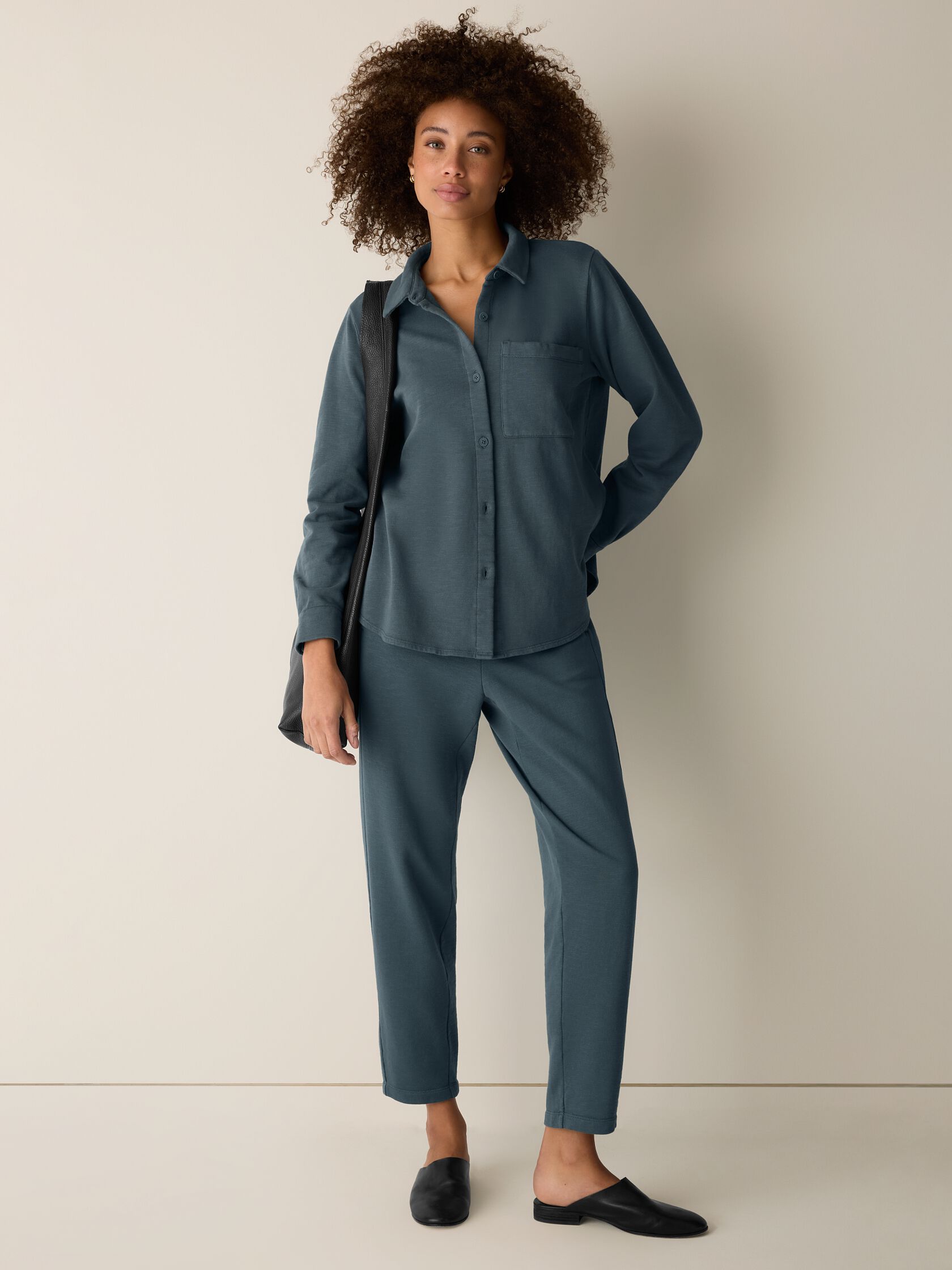 Eileen Fisher Classic Collar Shirt