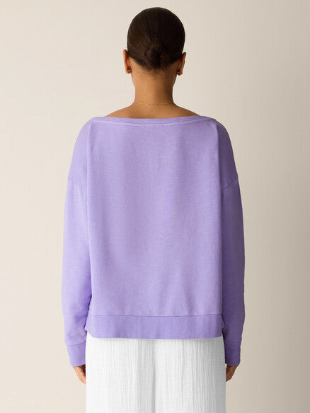 Eileen Fisher Bateau Neck Boxy Top