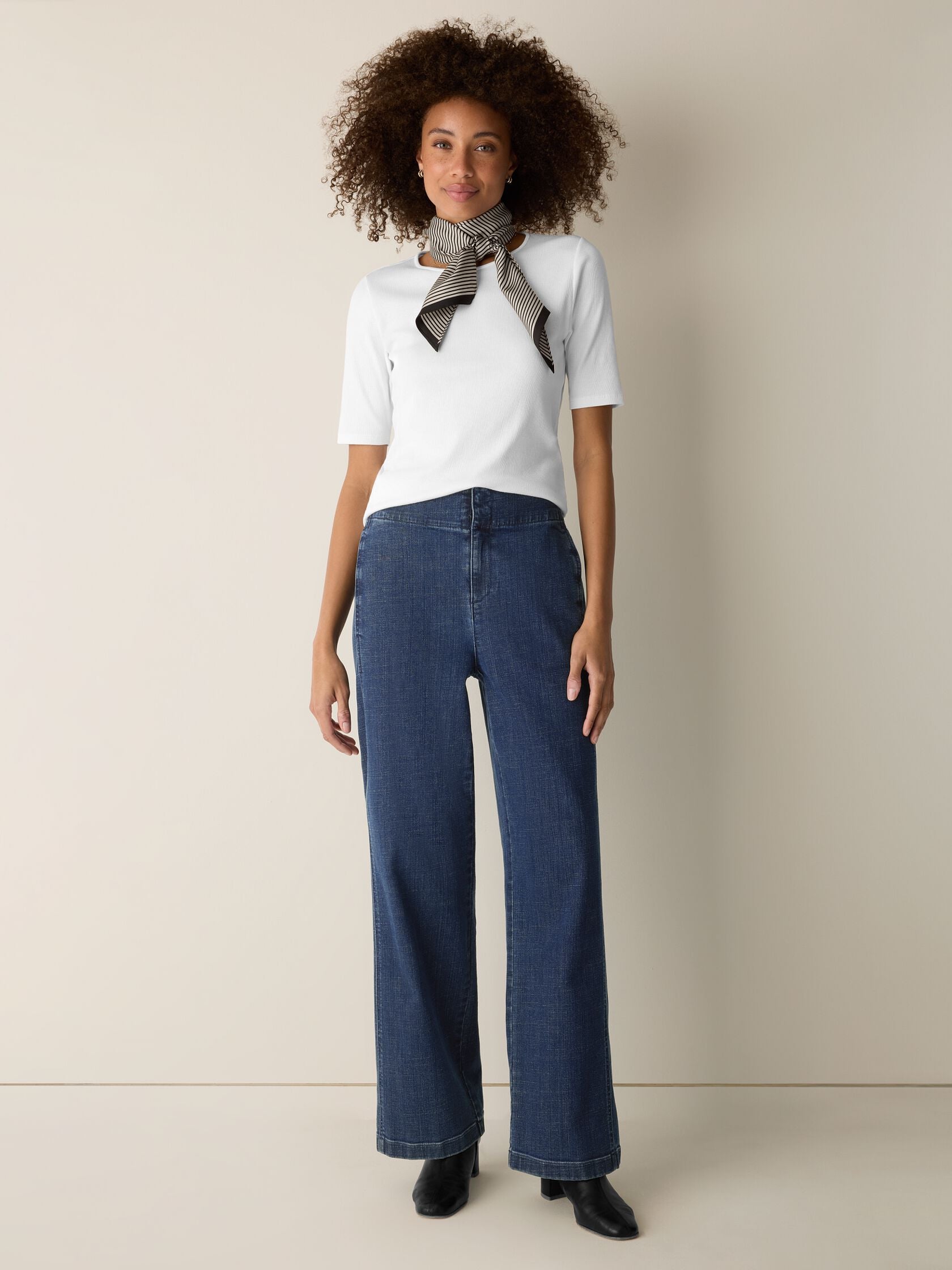 (Pre-Order) Eileen Fisher Full Length Wide Pant