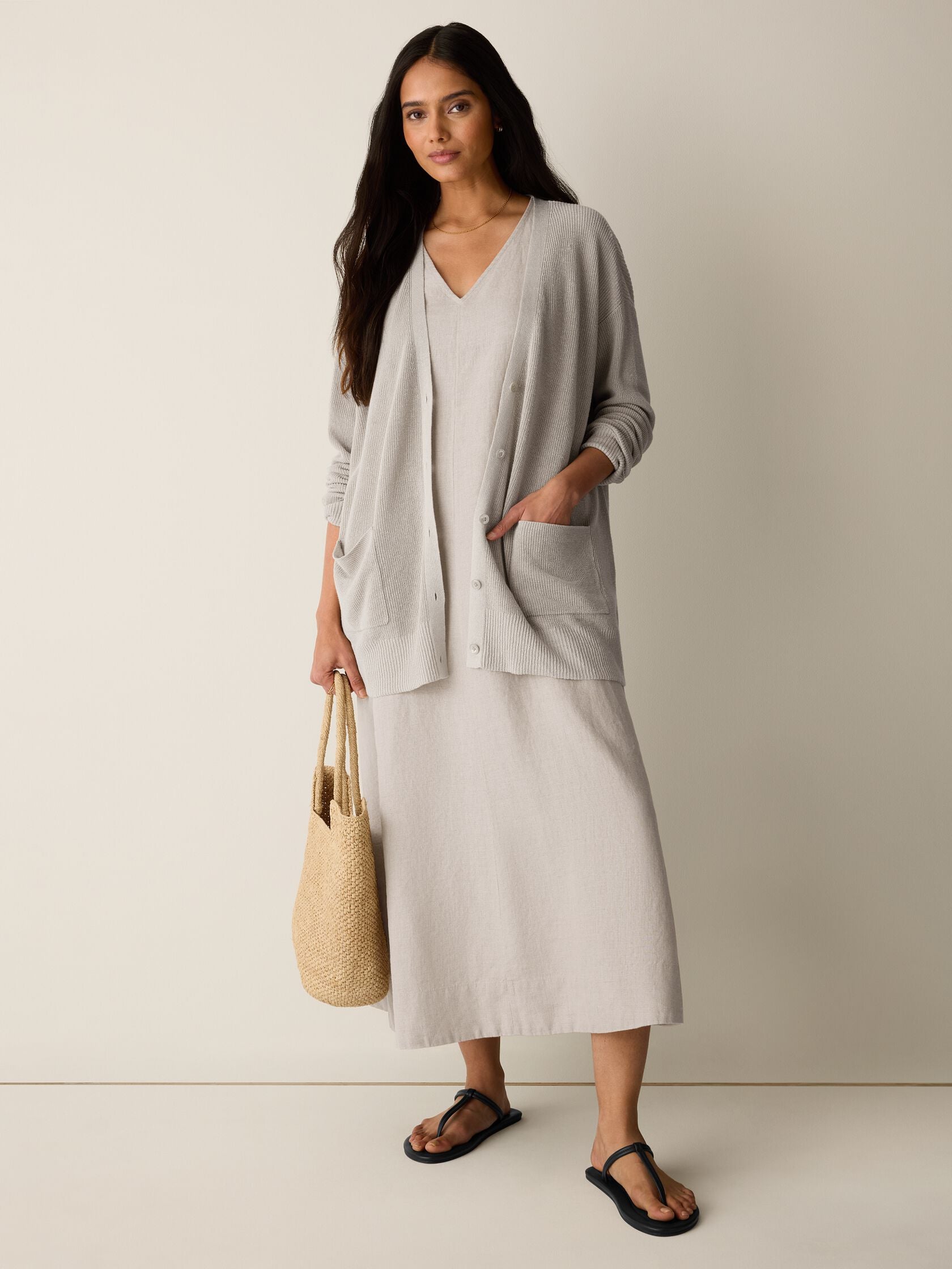 Eileen Fisher V-Neck Cardigan