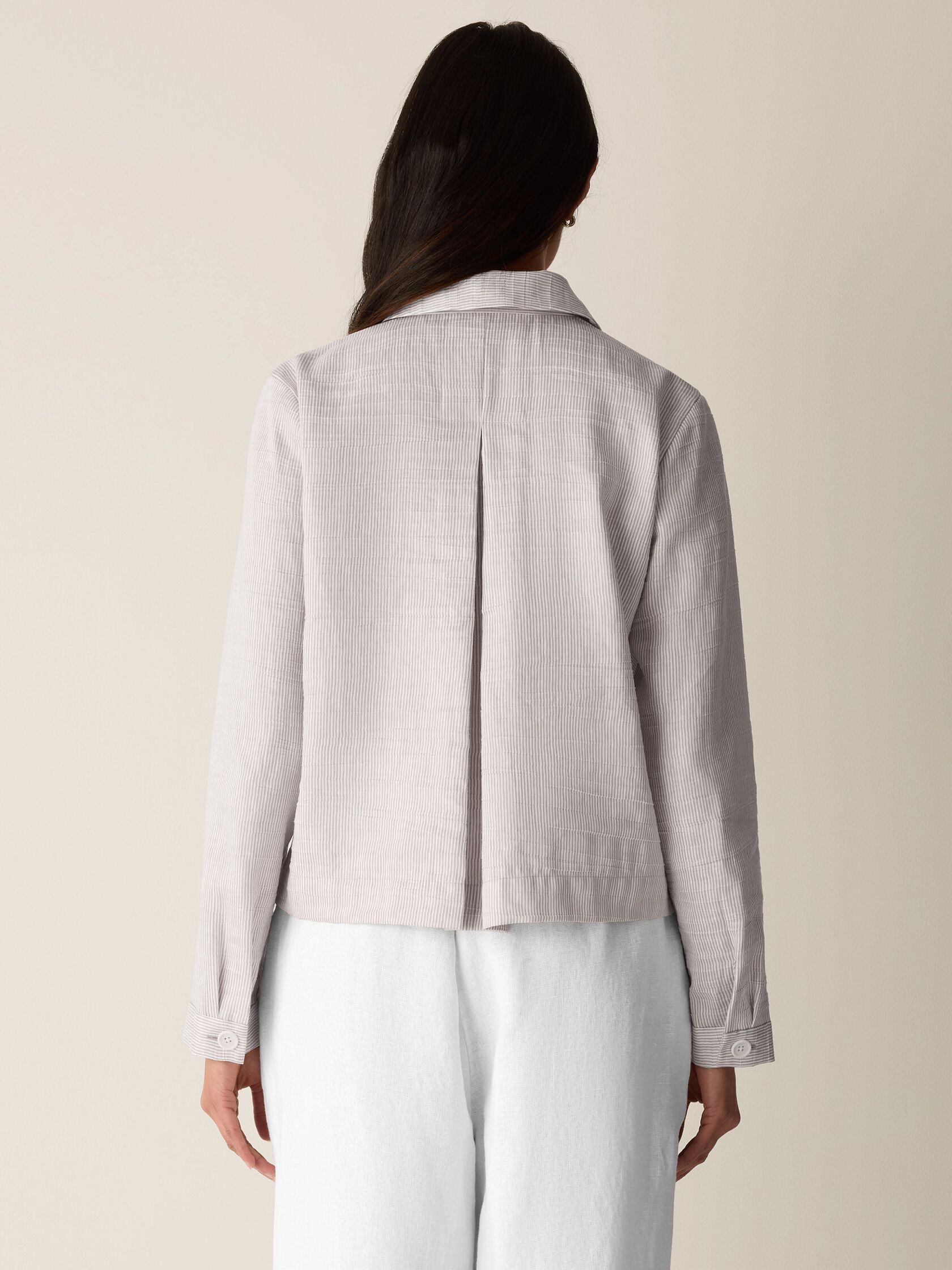 Eileen Fisher Classic Collar A-Line Jacket