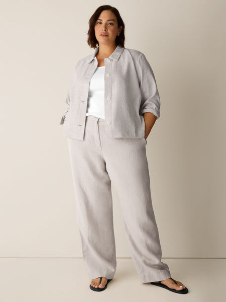 Eileen Fisher Classic Collar A-Line Jacket