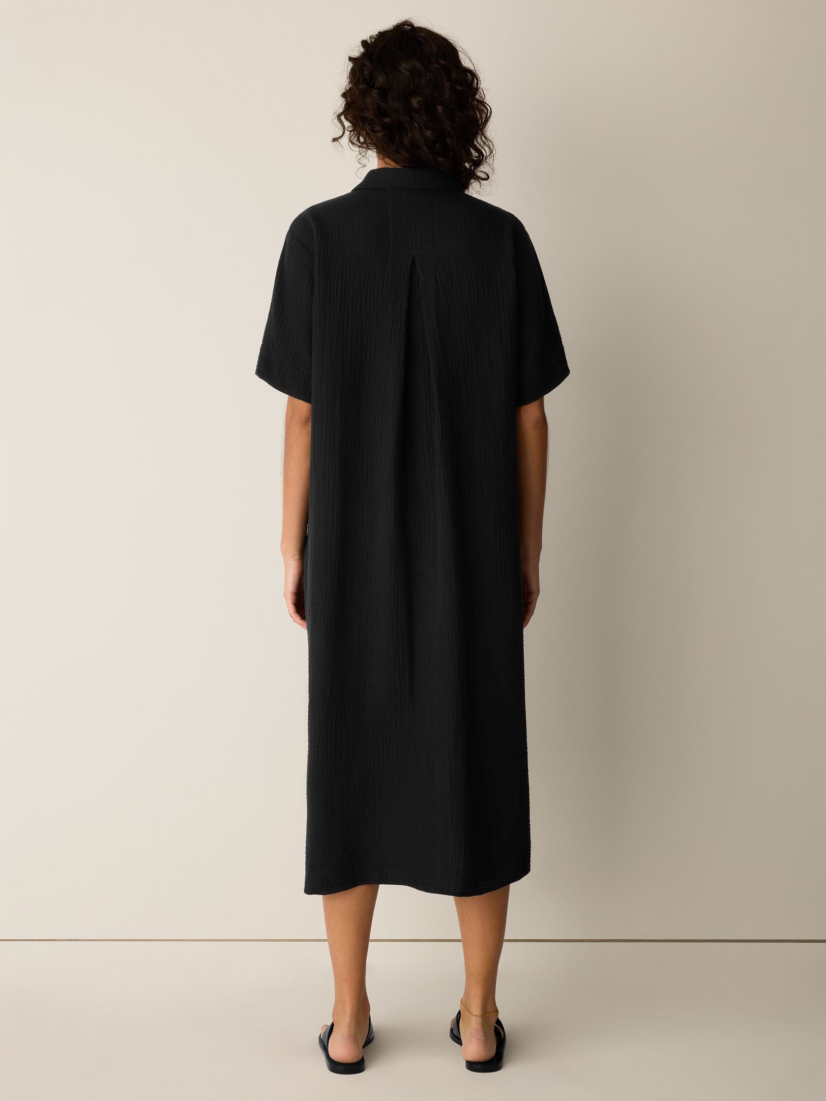 Eileen Fisher Classic Collar Shirt Dress