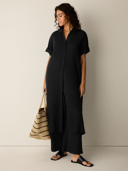Eileen Fisher Classic Collar Shirt Dress