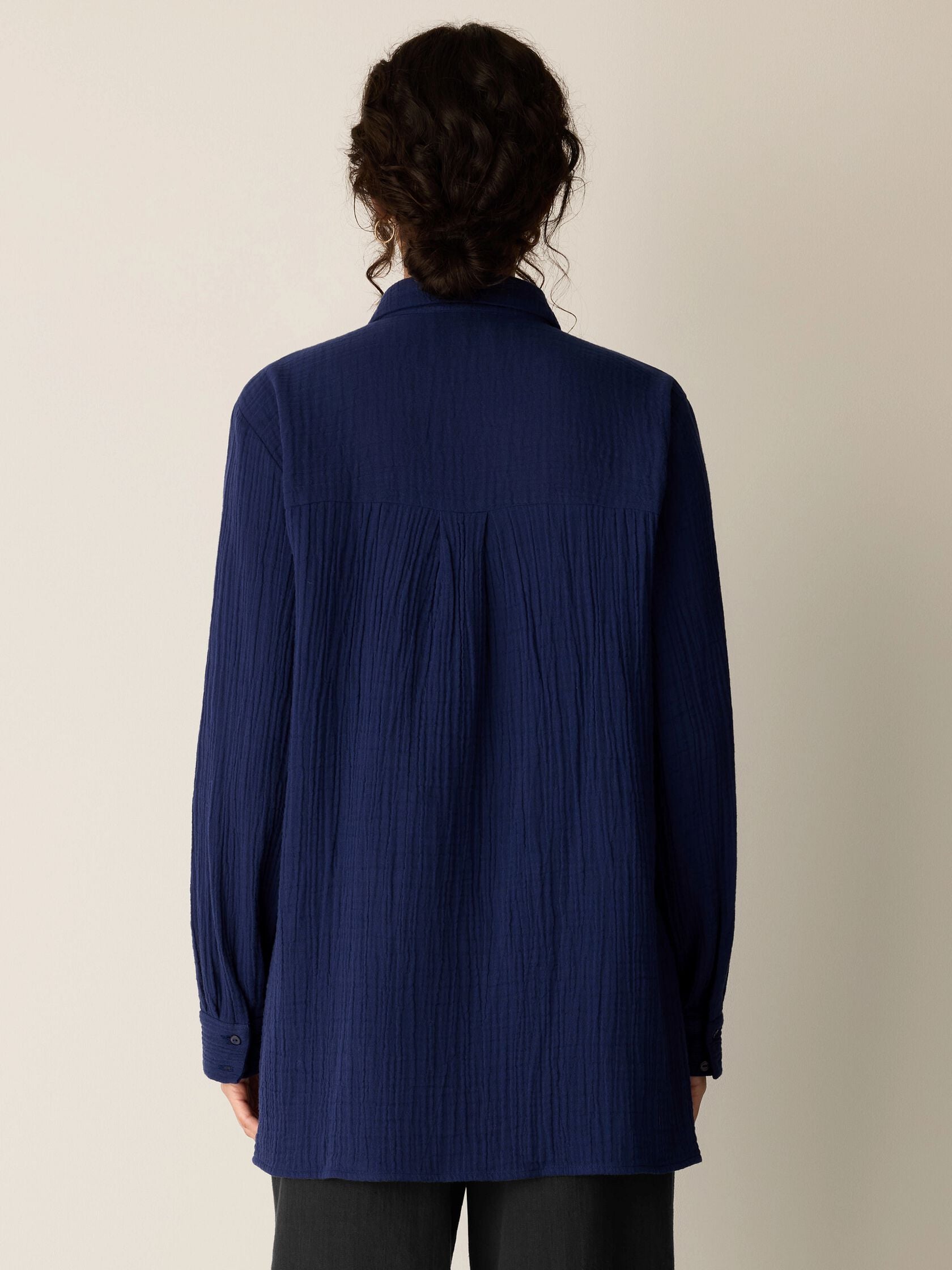 Eileen Fisher Classic Collar Easy Shirt
