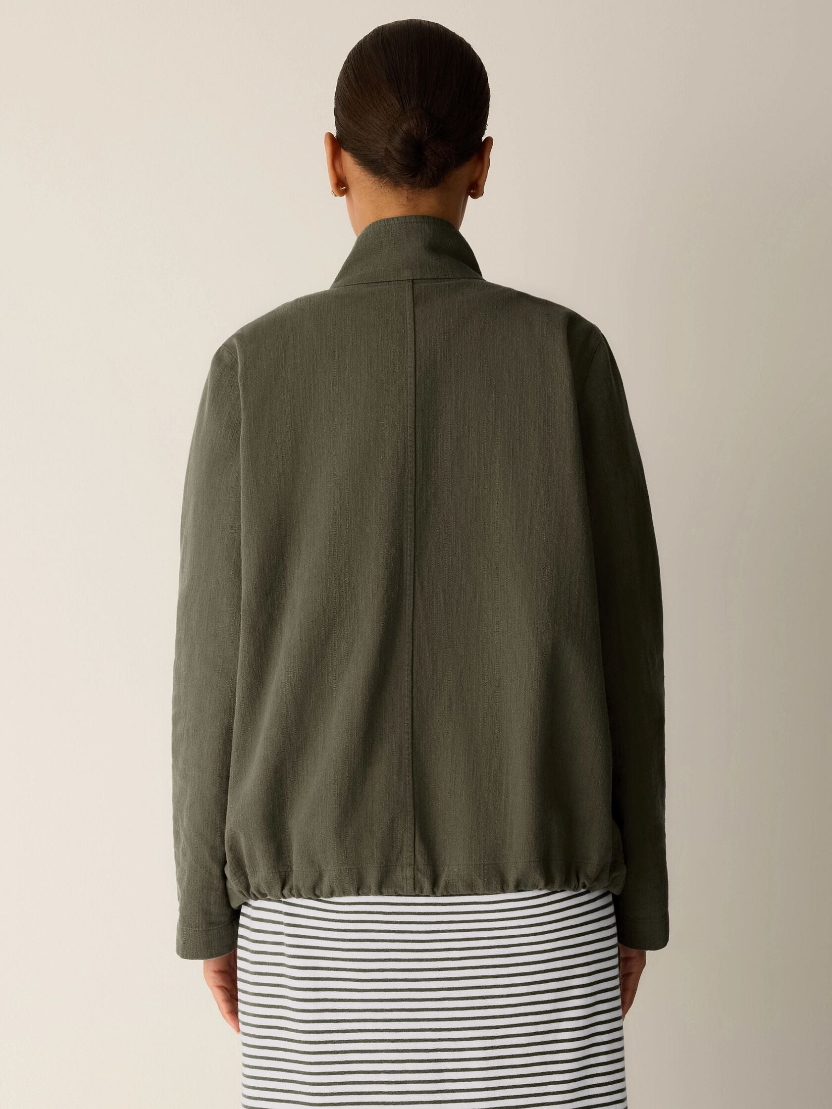 (Pre-Order) Eileen Fisher Zip-Up Jacket