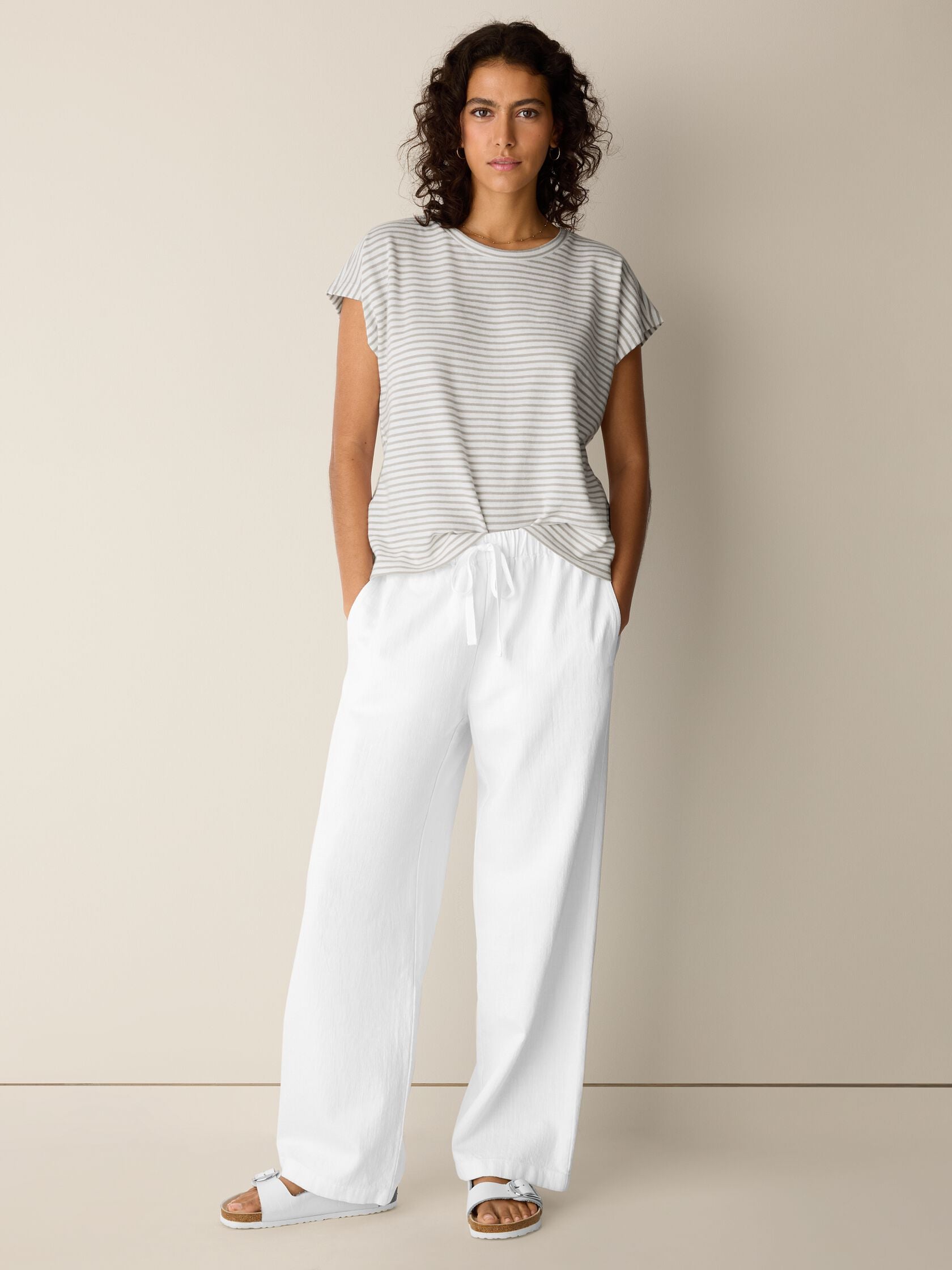 Eileen Fisher Straight Floor Length Pant