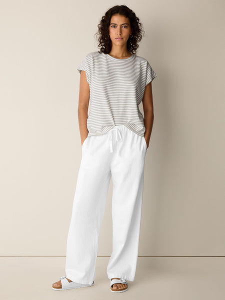 Eileen Fisher Straight Floor Length Pant