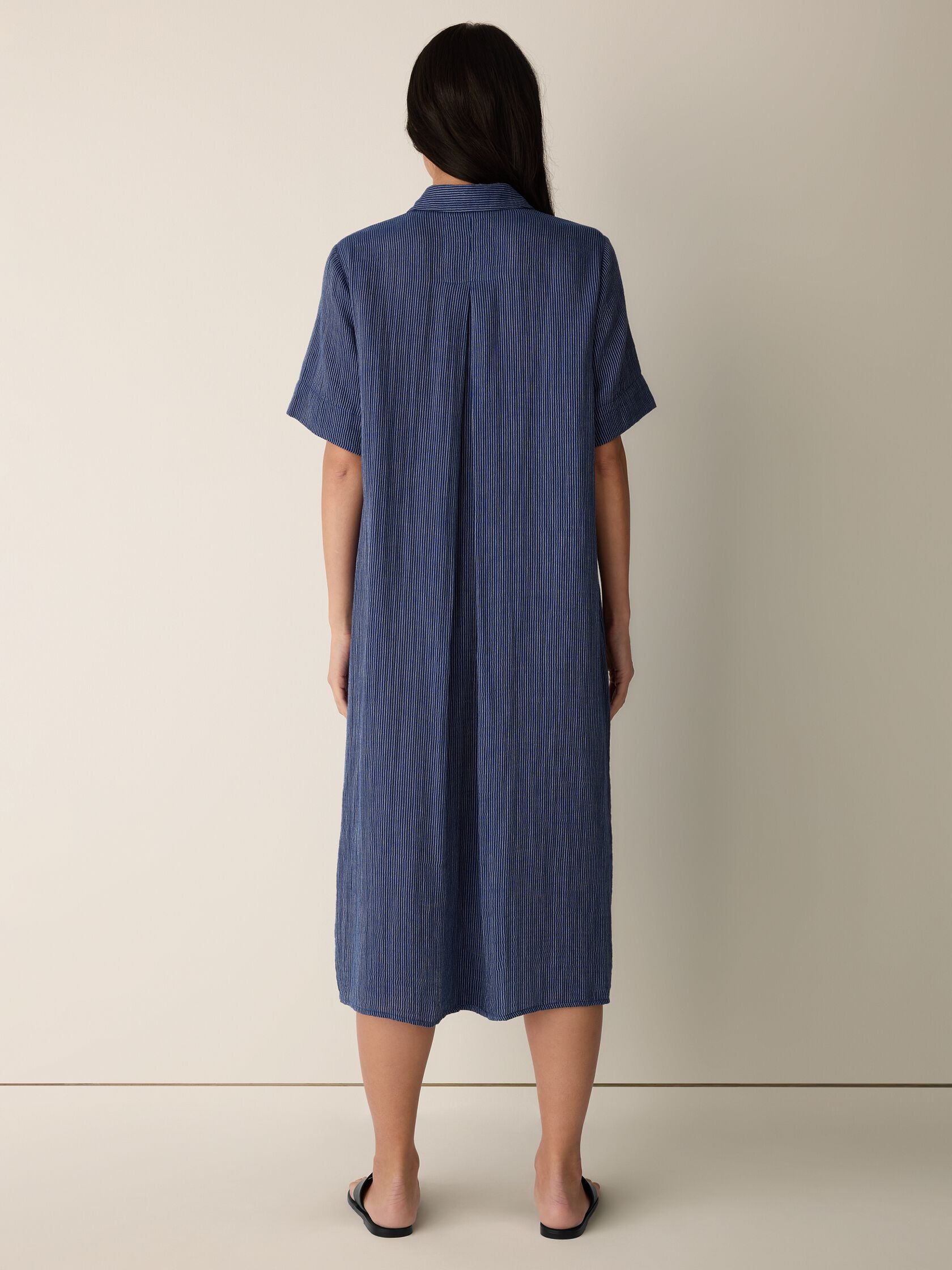 Eileen Fisher Classic Collar Shirt Dress