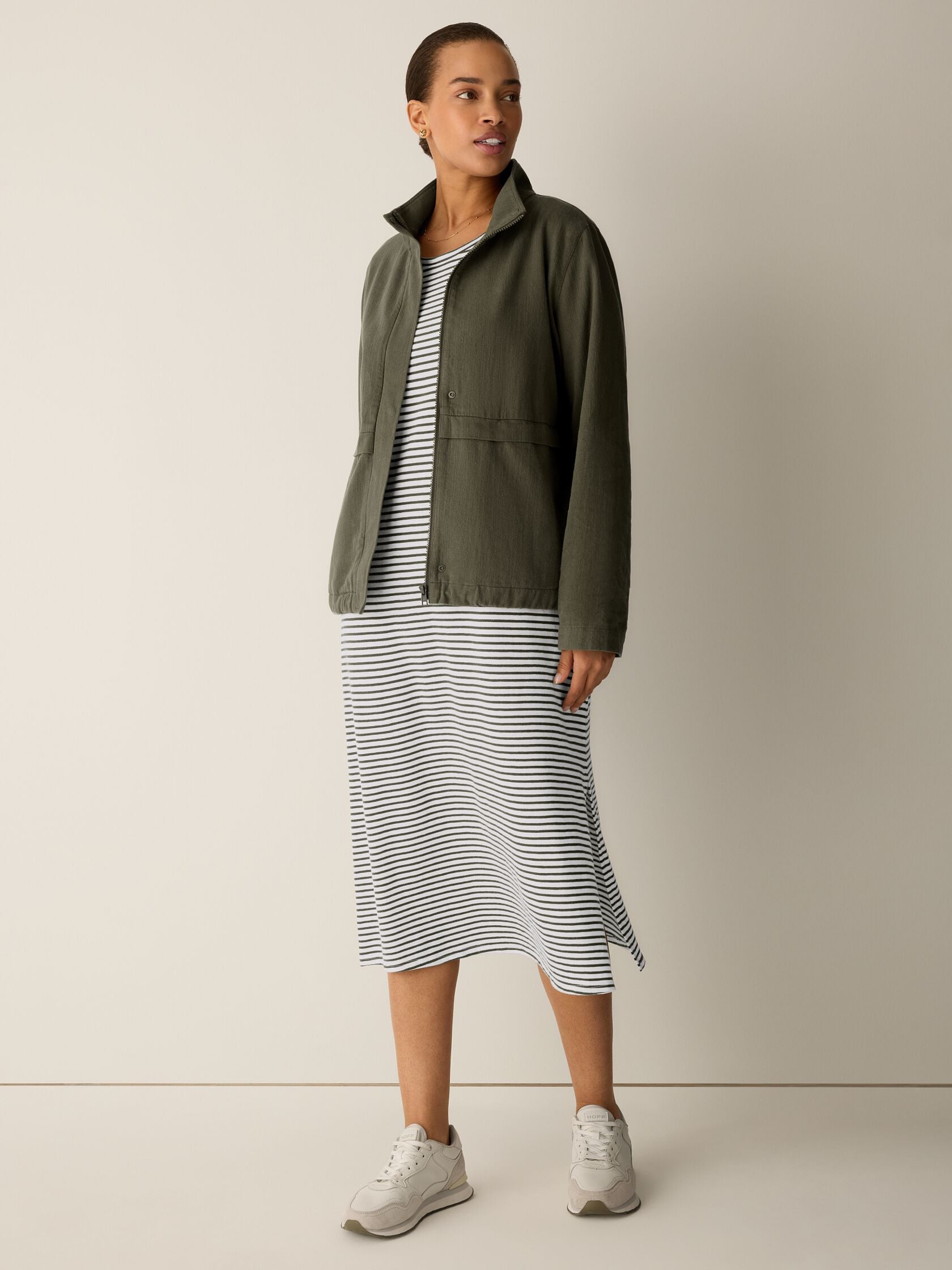 (Pre-Order) Eileen Fisher Round Neck Dress
