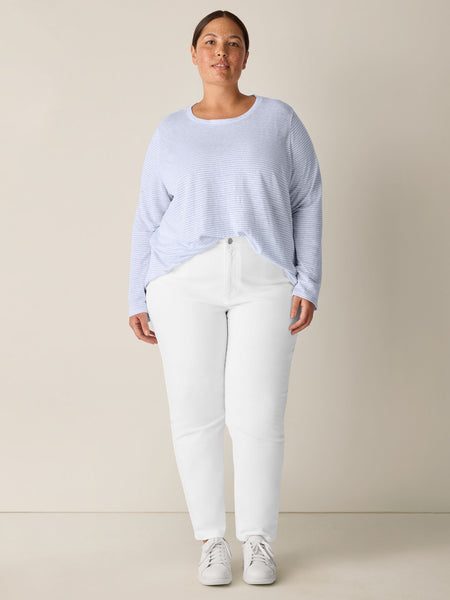 (Pre-Order) Eileen Fisher Crew Neck Long Sleeve Tee