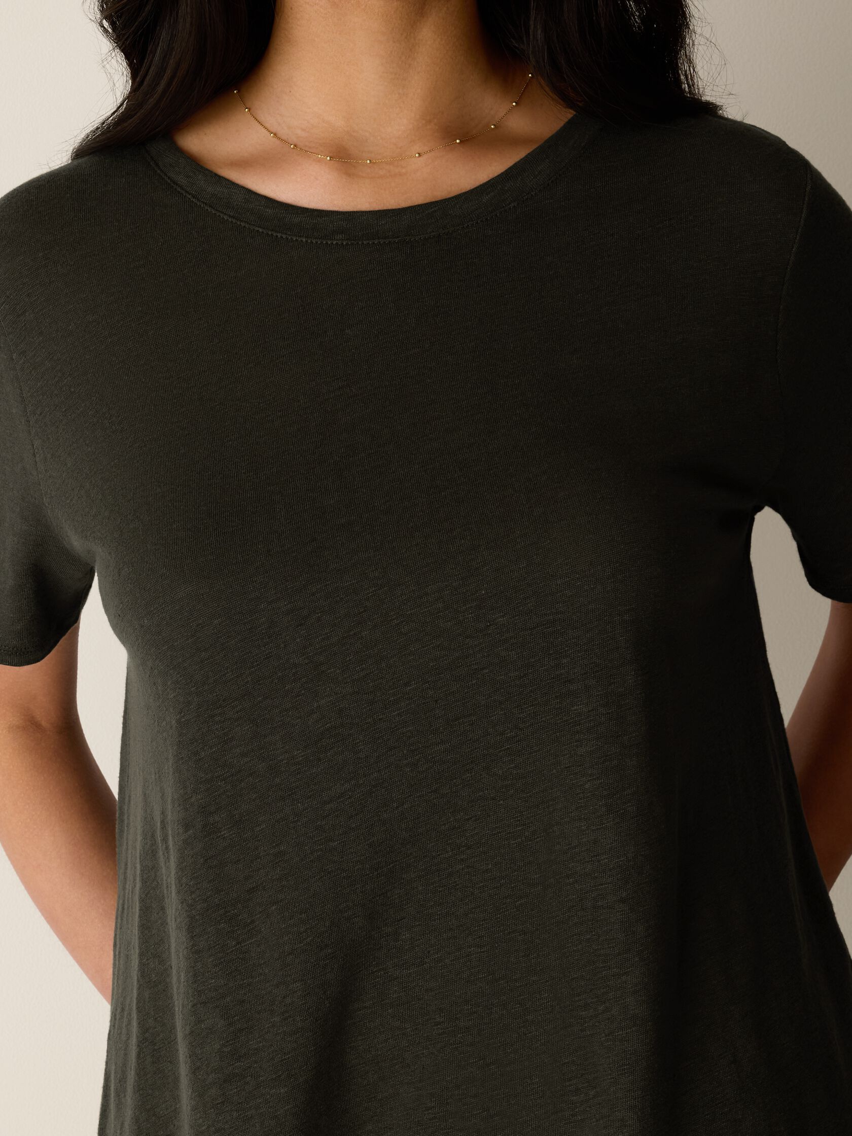 (Pre-Order) Eileen Fisher Crew Neck Short Sleeve Tee