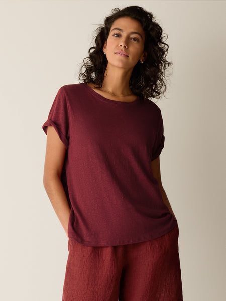 (Pre-Order) Eileen Fisher Crew Neck Short Sleeve Tee