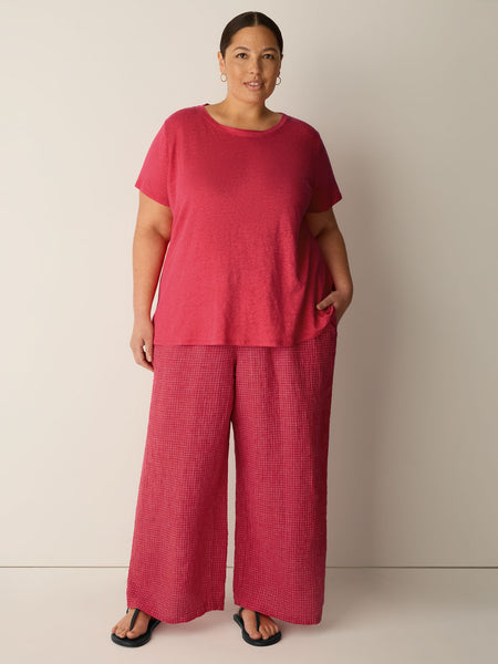 Eileen Fisher Crew Neck Short Sleeve Tee