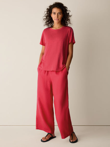 (Pre-Order) Eileen Fisher Crew Neck Short Sleeve Tee