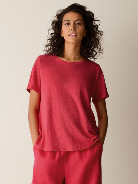 (Pre-Order) Eileen Fisher Crew Neck Short Sleeve Tee