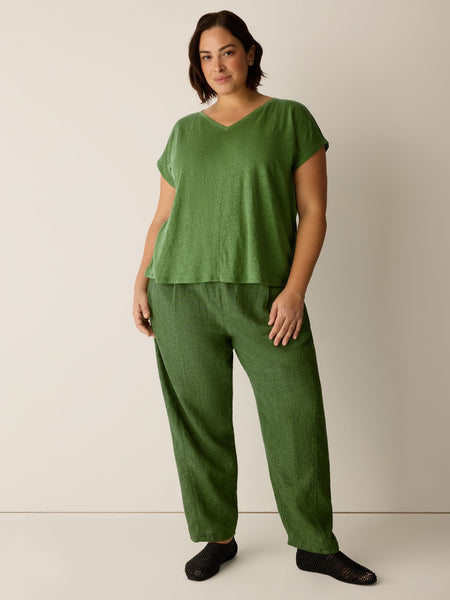 Eileen Fisher V-Neck Square Tee