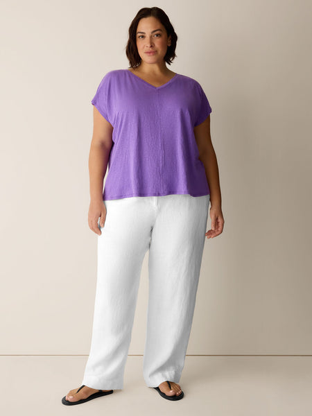 Eileen Fisher V-Neck Square Tee