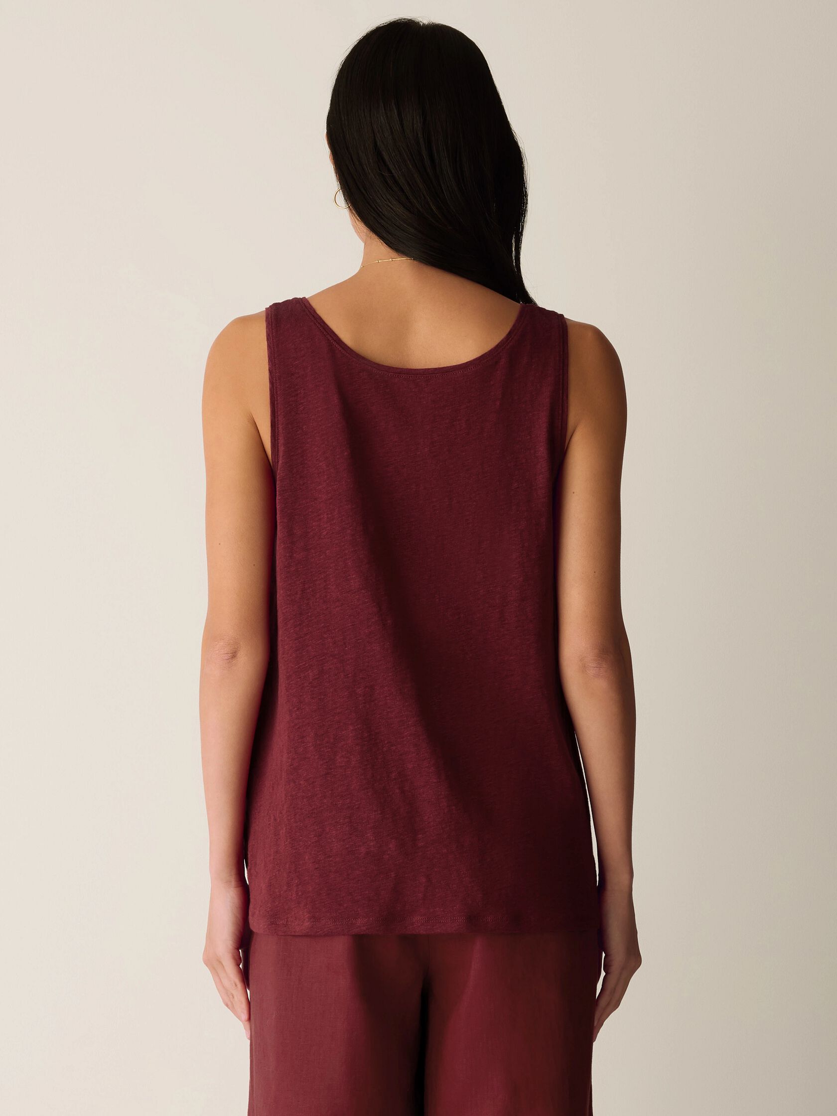 (Pre-Order) Eileen Fisher Scoop Neck Tank