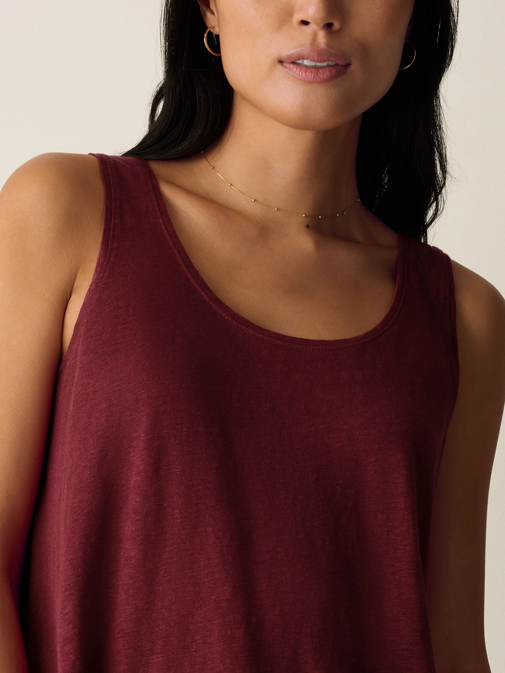 (Pre-Order) Eileen Fisher Scoop Neck Tank