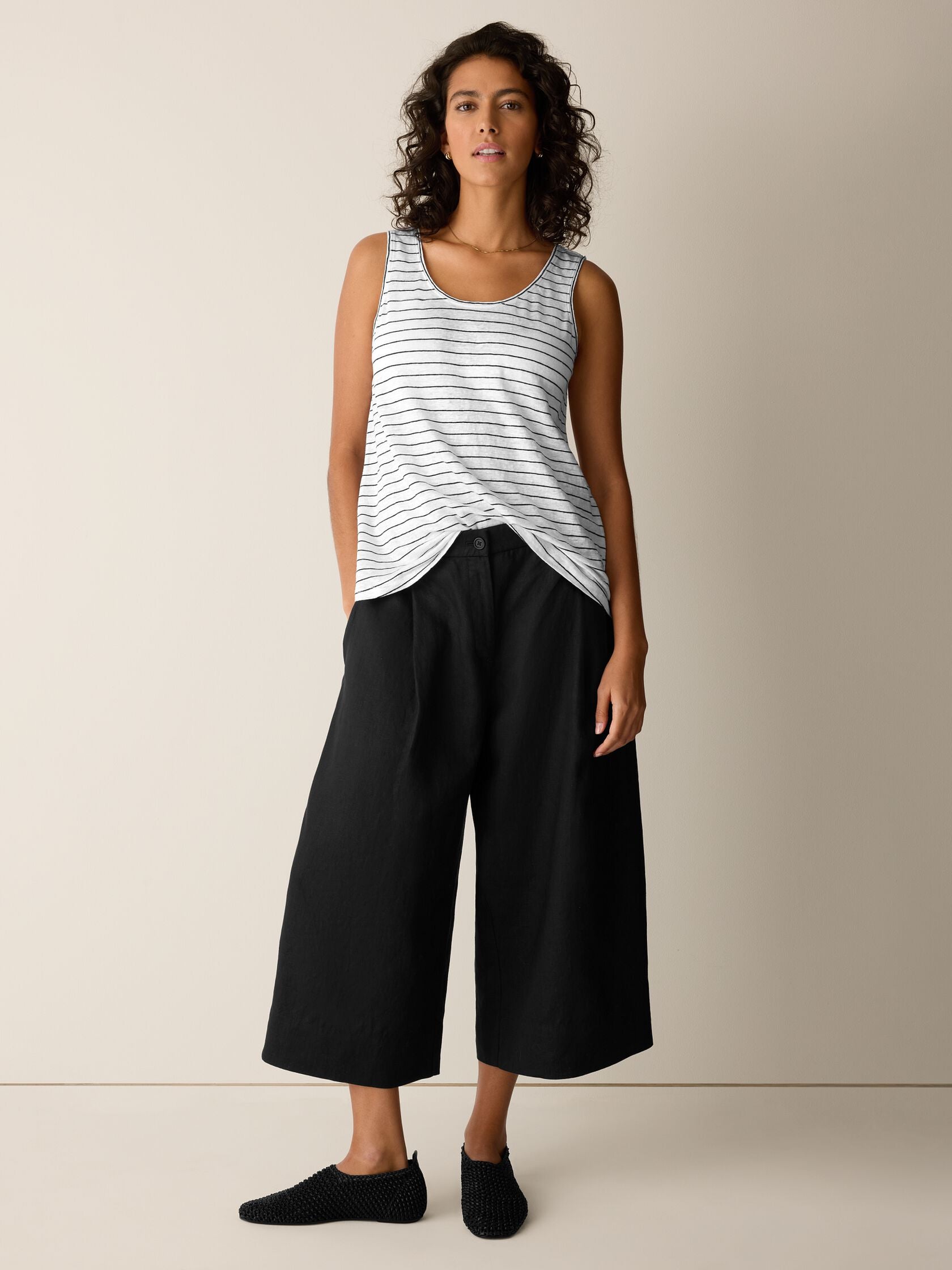 Eileen Fisher Scoop Neck Tank