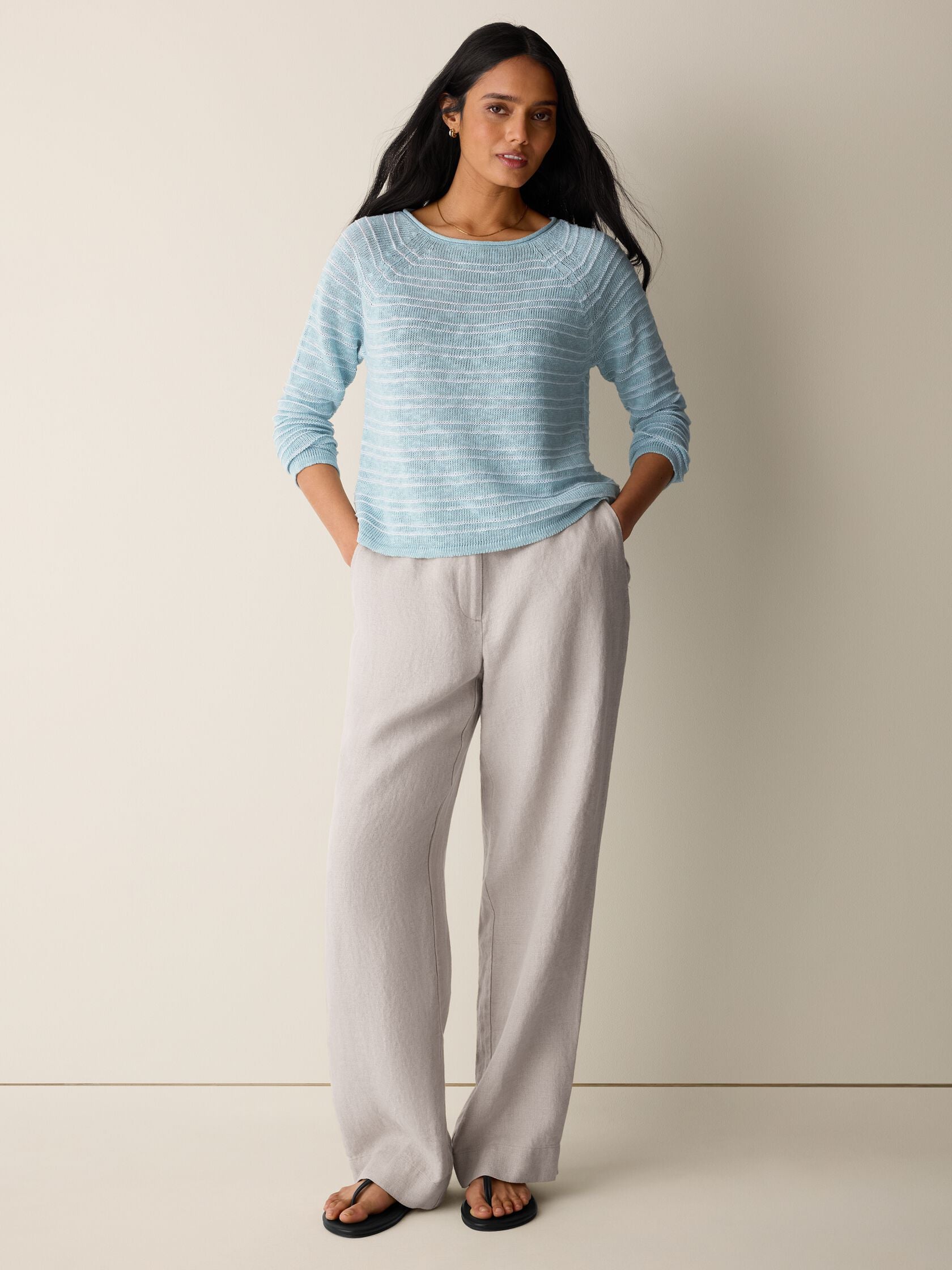 Eileen Fisher Bateau Neck Sweater