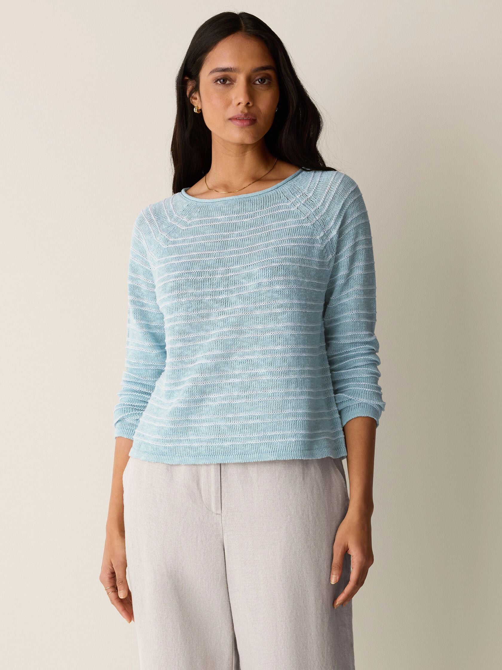 Eileen Fisher Bateau Neck Sweater
