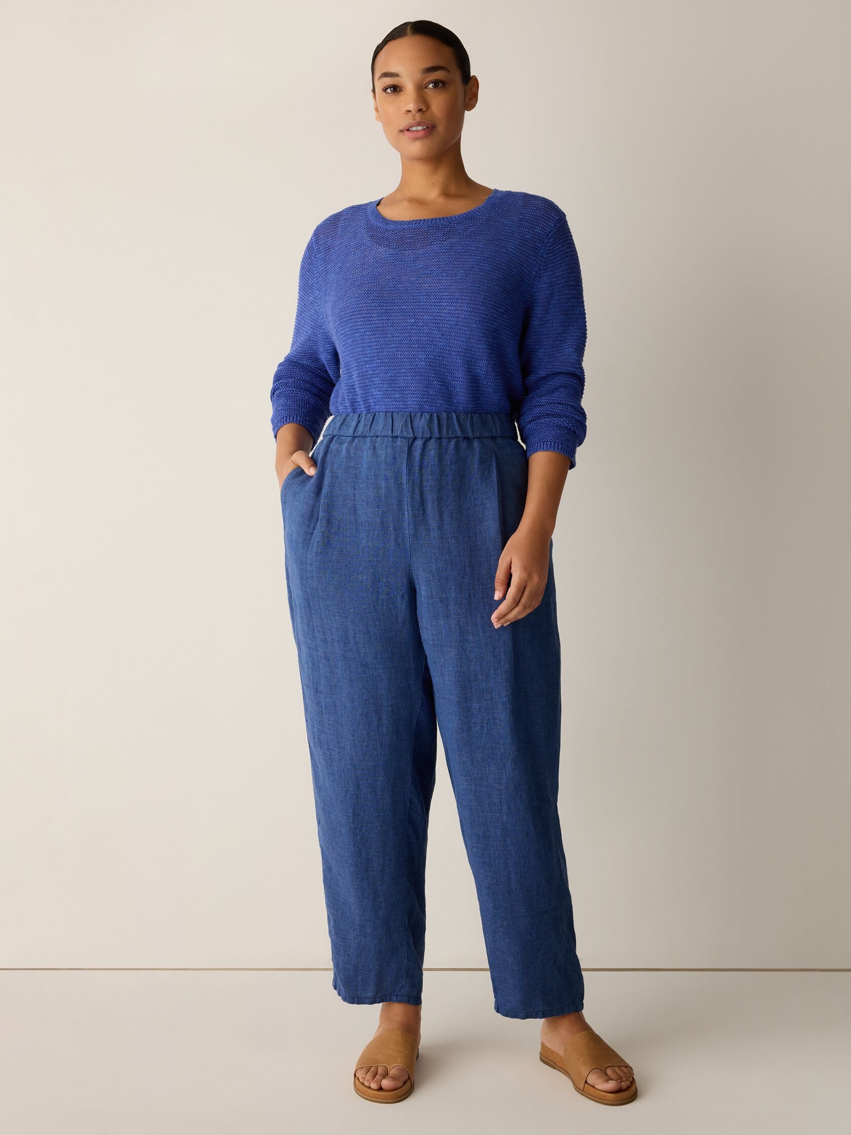 (Pre-Order) Eileen Fisher Ankle Pleated Lantern Pant