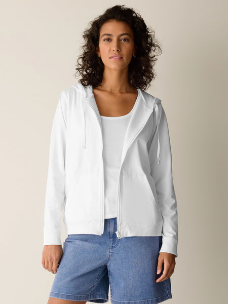 (Pre-Order) Eileen Fisher Hooded Zip-Up Jacket