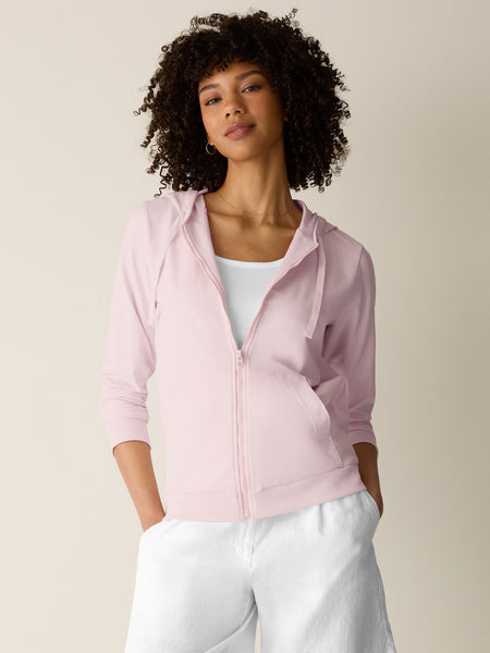 (Pre-Order) Eileen Fisher Hooded Zip-Up Jacket