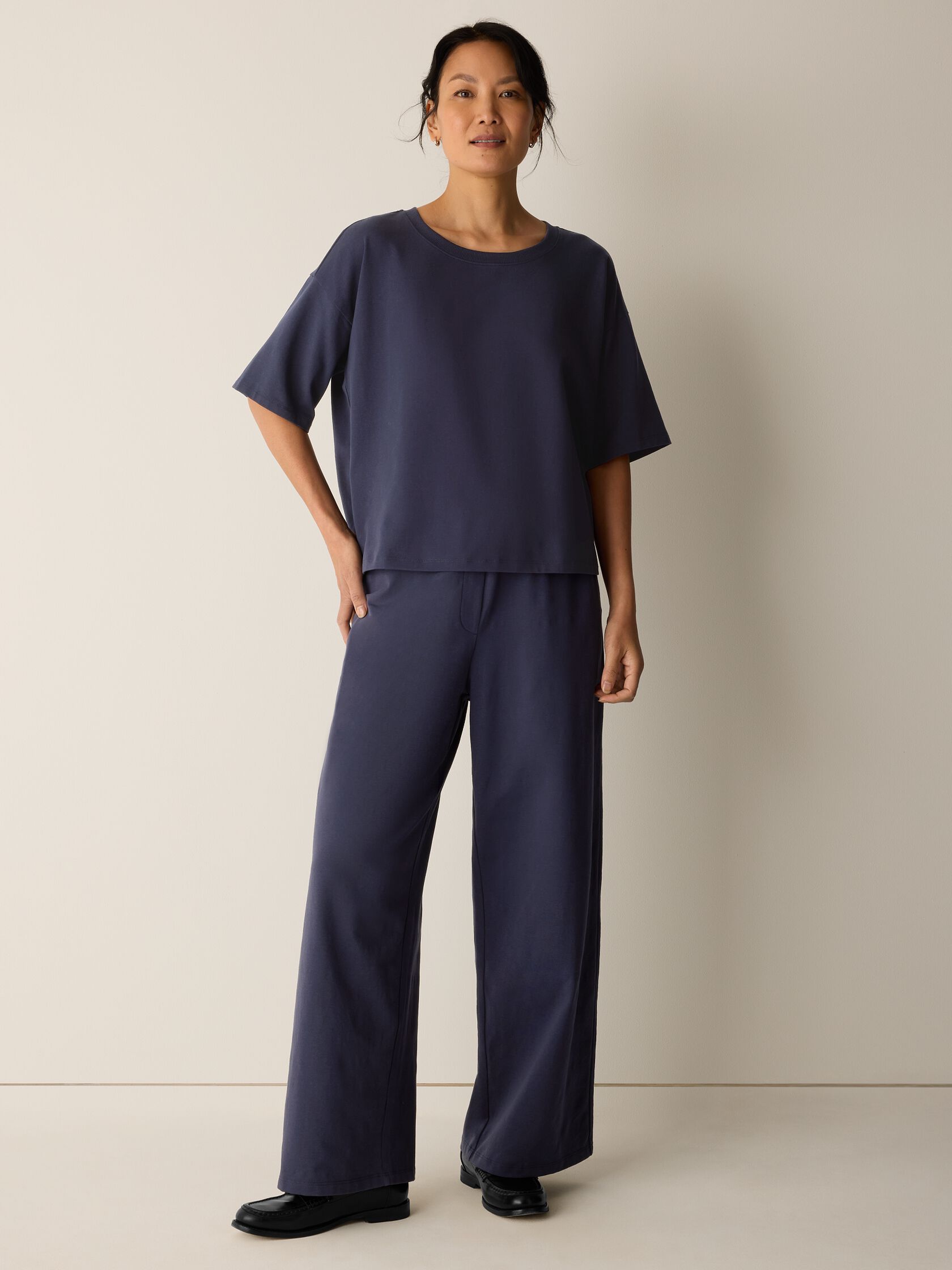 (Pre-Order) Eileen Fisher Crew Neck Boxy Tee