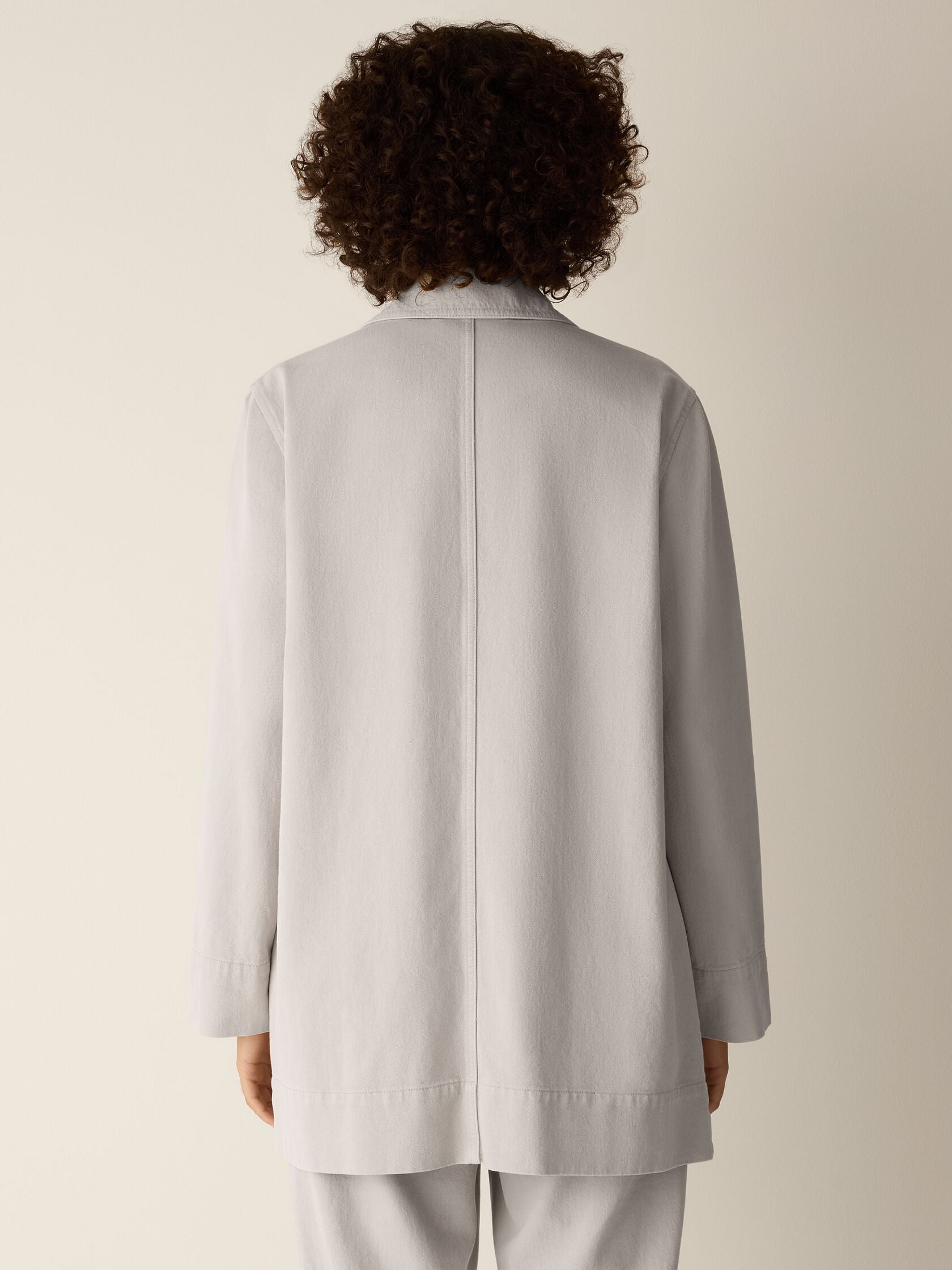 Eileen Fisher Classic Collar Long Jacket