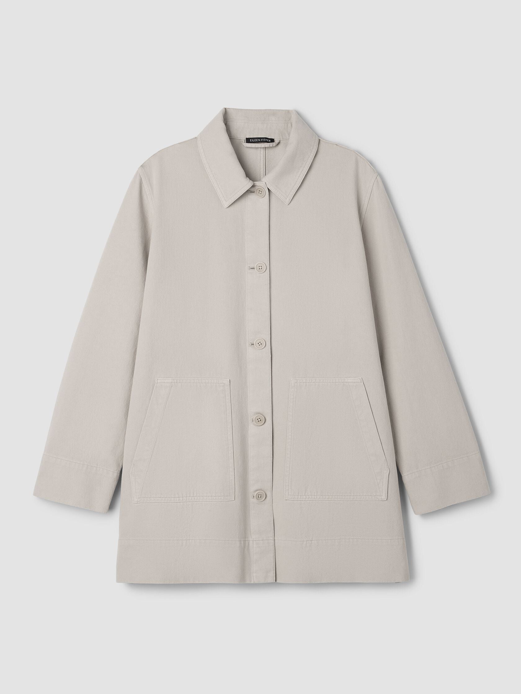 Eileen Fisher Classic Collar Long Jacket