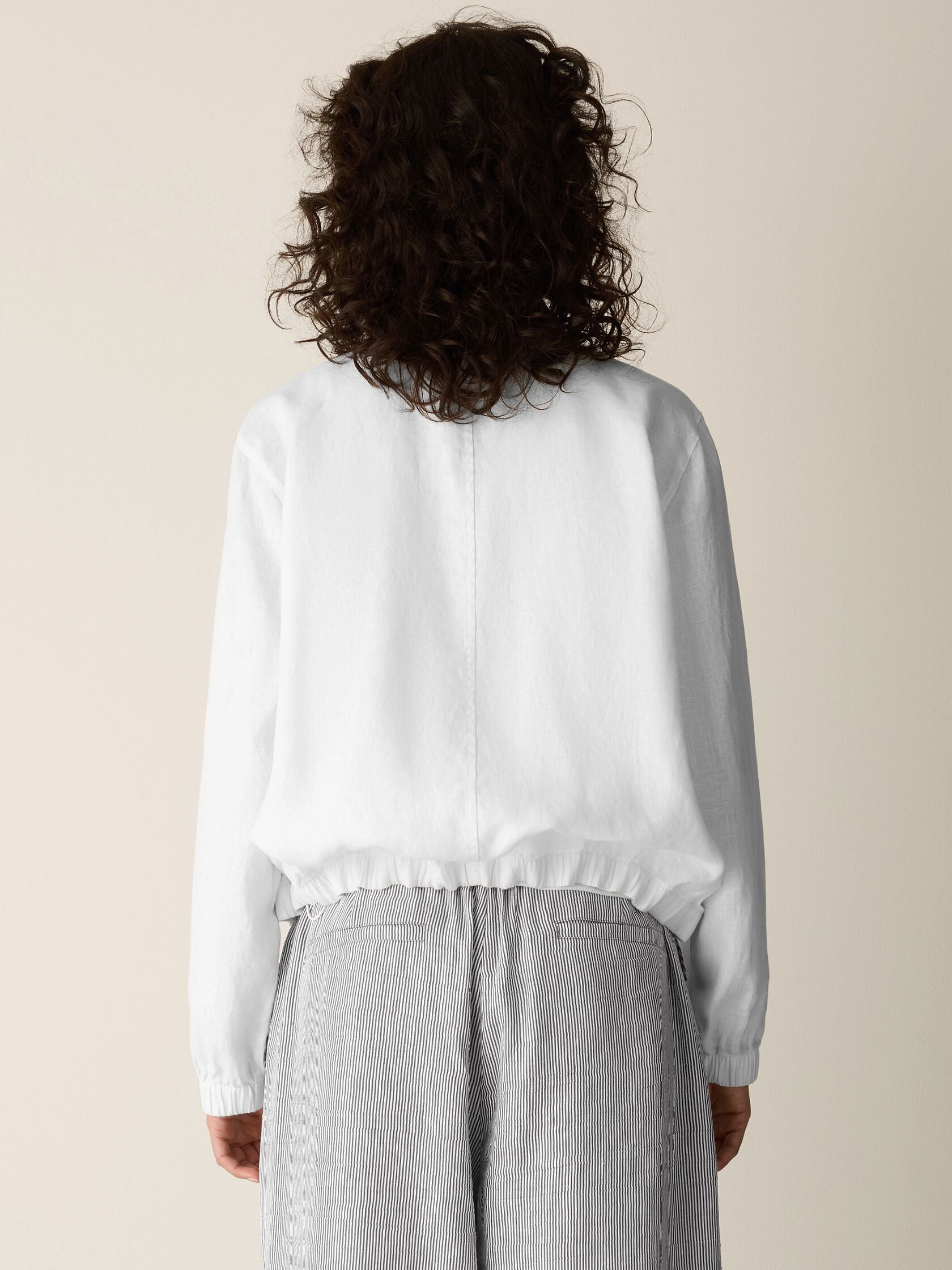 (Pre-Order) Eileen Fisher Stand Collar Jacket