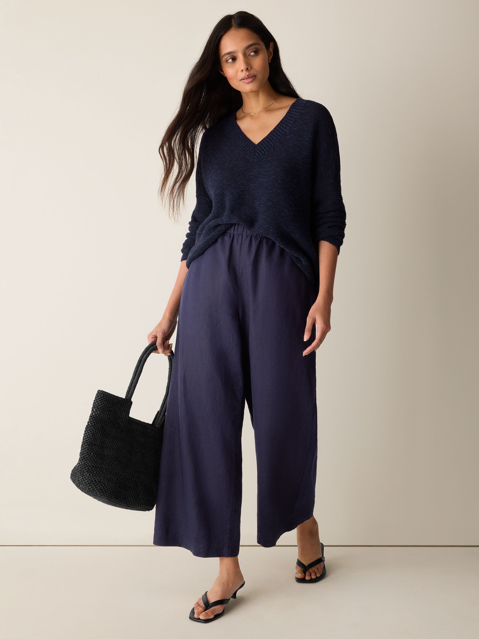 (Pre-Order) Eileen Fisher Ankle Wide Pant