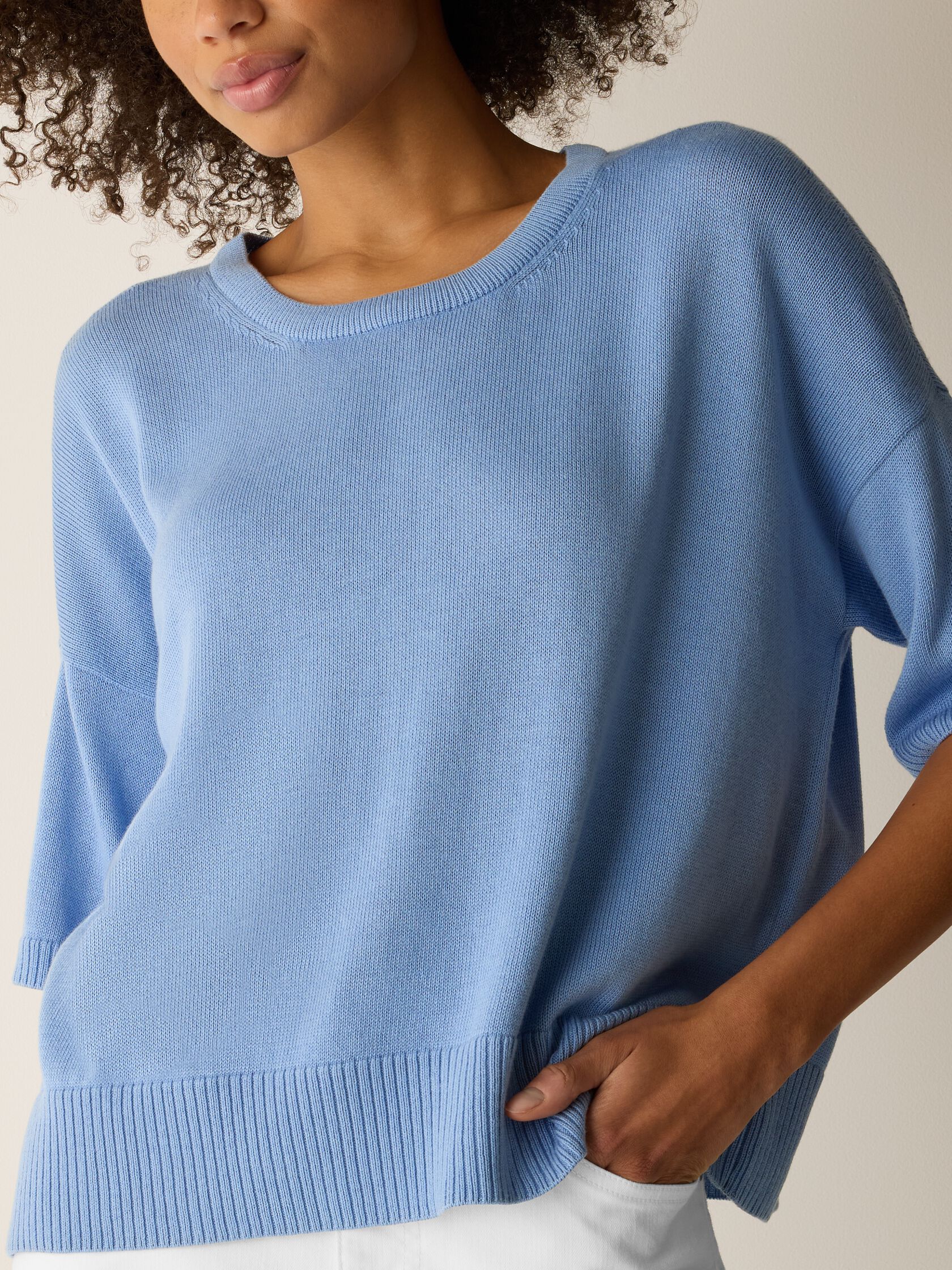 (Pre-Order) Eileen Fisher Crew Neck Sweater