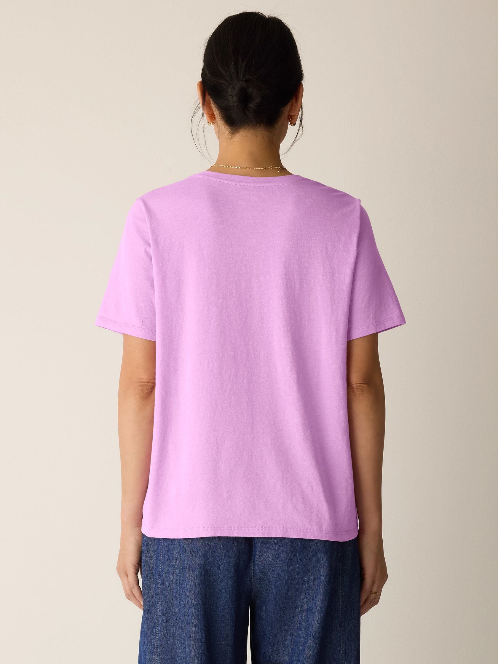 (pre-Order) Eileen Fisher V-Neck Short Sleeve Easy Tee