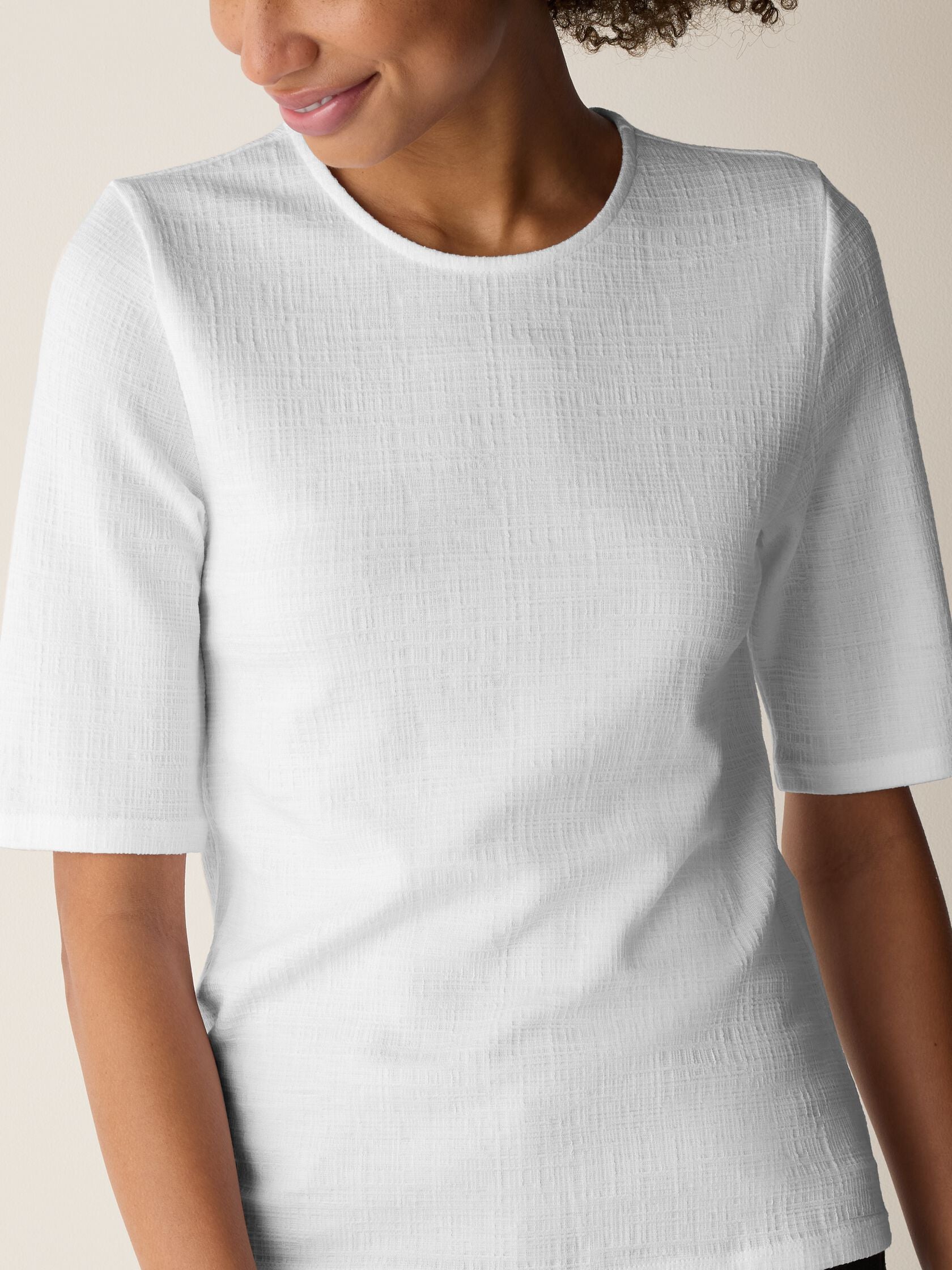 (Pre-Order) Eileen Fisher Crew Neck Top