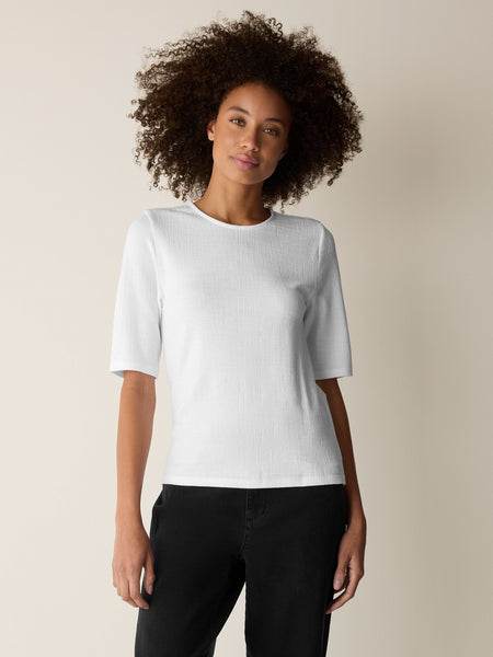 (Pre-Order) Eileen Fisher Crew Neck Top
