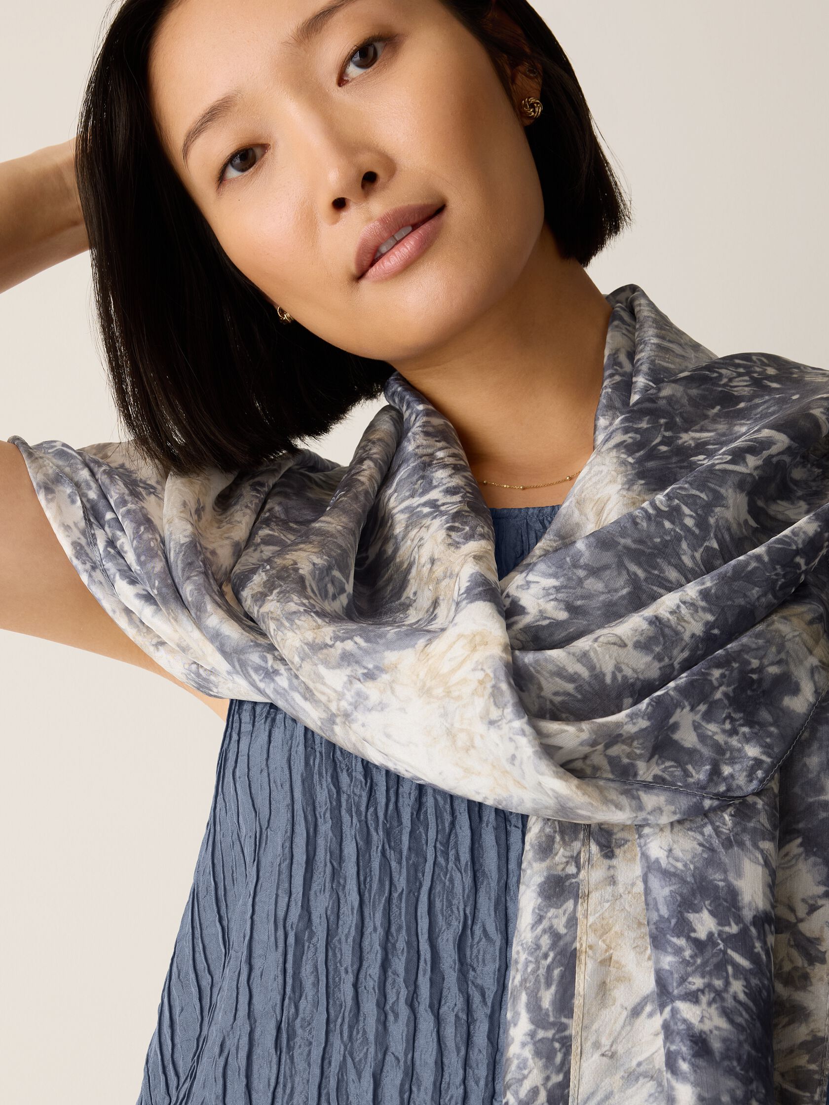 (Pre-Order) Eileen Fisher Hand Dyed Sink Scarf