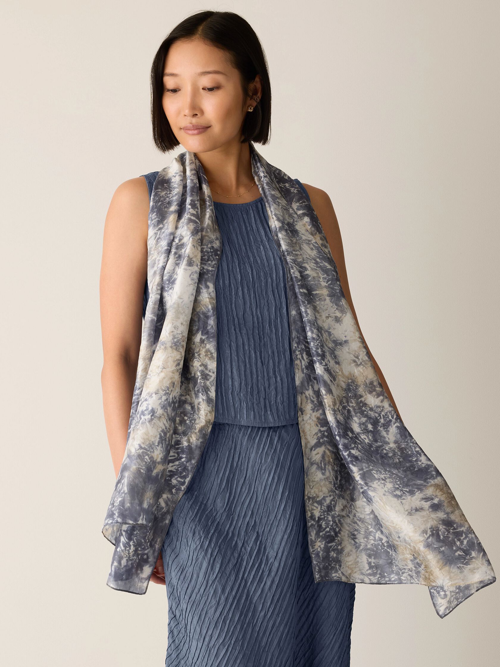 (Pre-Order) Eileen Fisher Hand Dyed Sink Scarf