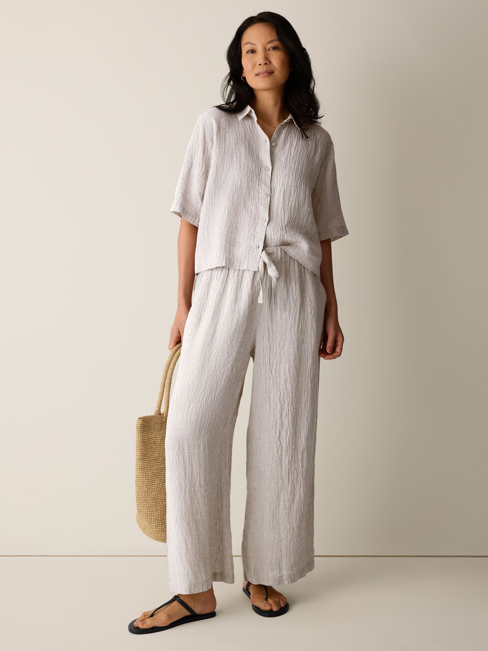 Eileen Fisher Wide Ankle Pant