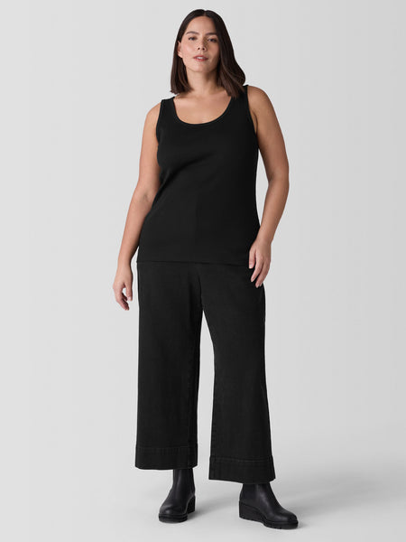 (Pre-Order) Eileen Fisher Scoop Neck Slim Tank