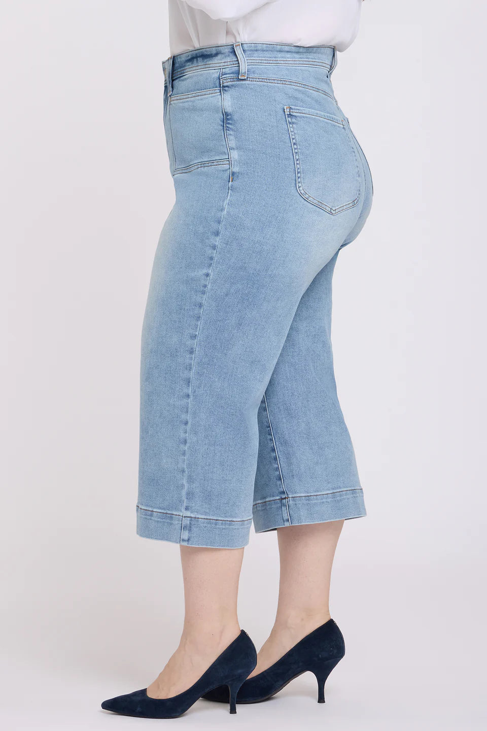 NYDJ Brigitte Wide Leg Capri Jeans