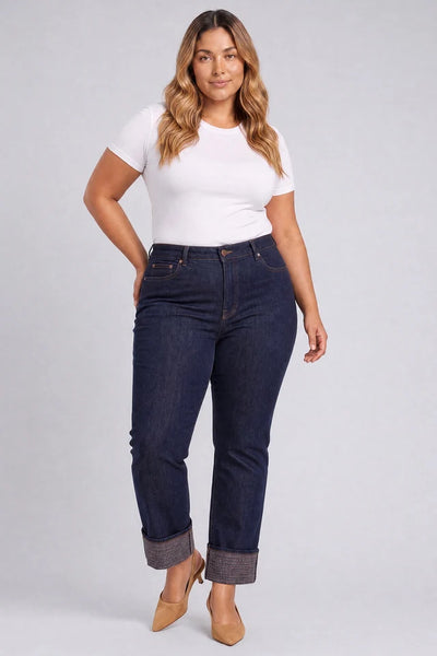 NYDJ Kasey Ankle Plaid