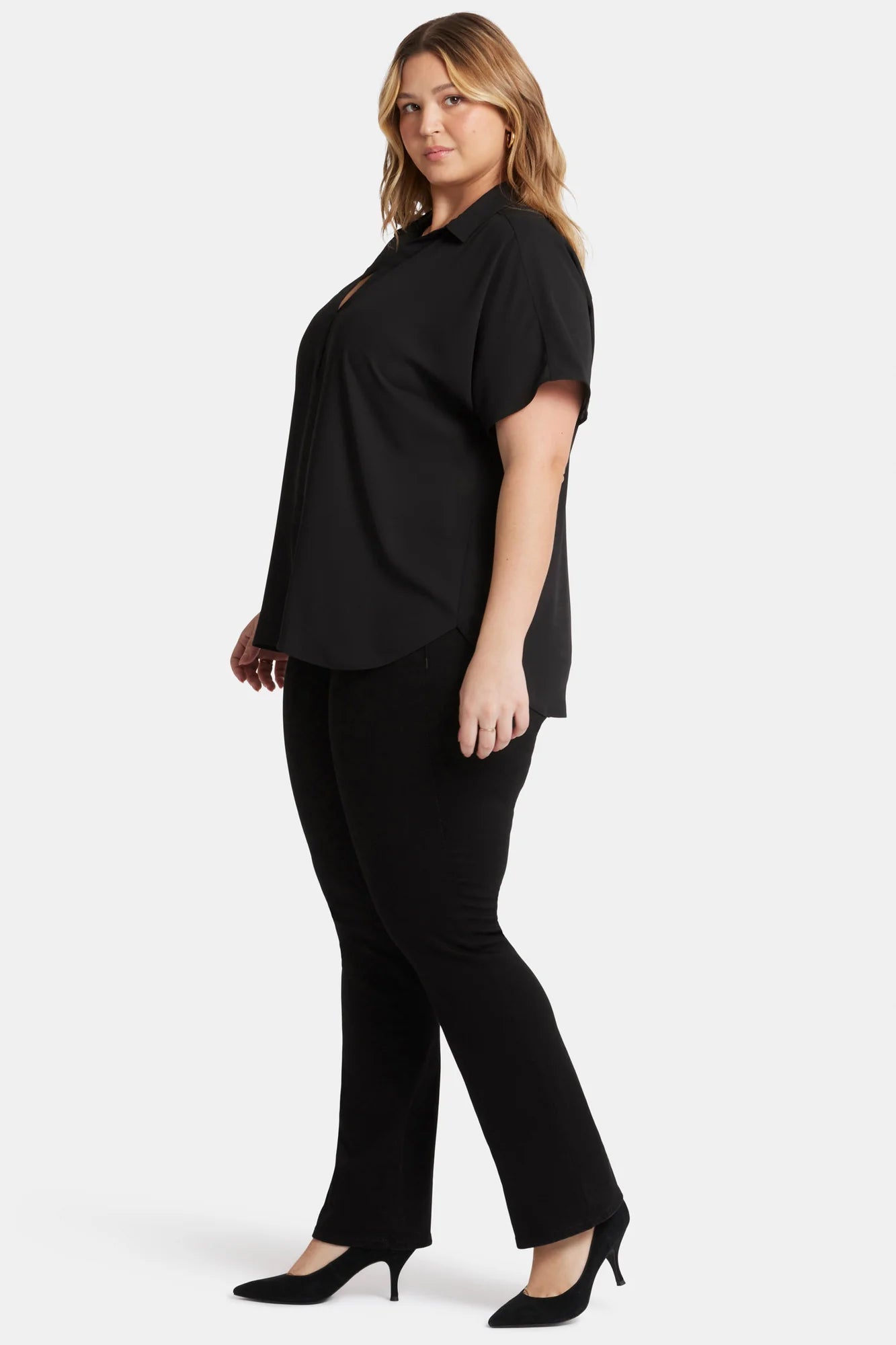 NYDJ Short Sleeve Becky Blouse