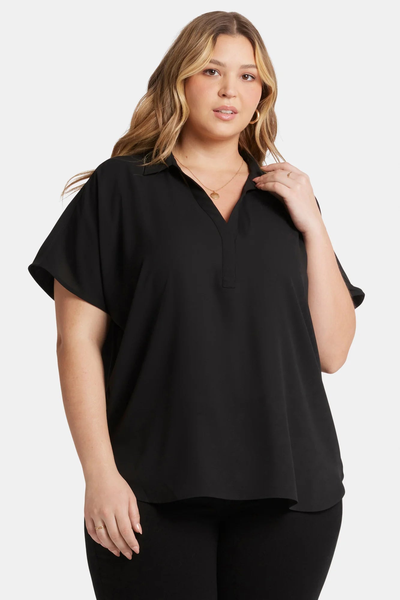 NYDJ Short Sleeve Becky Blouse